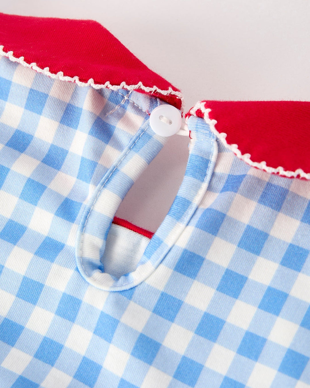 Back To School Gingham Apple Bow Dress