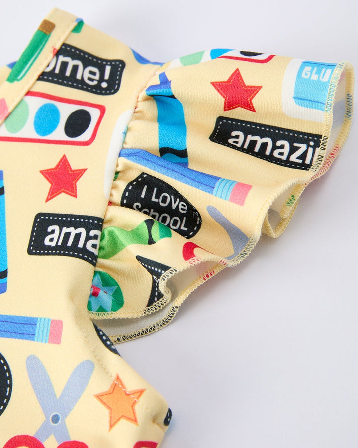 Colorful dress with &