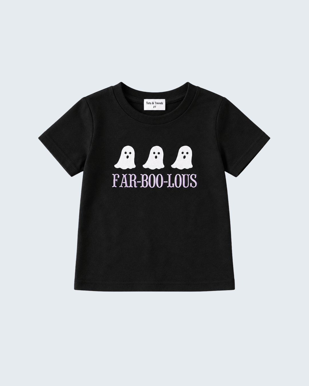 Black Ghost Embroidered Top