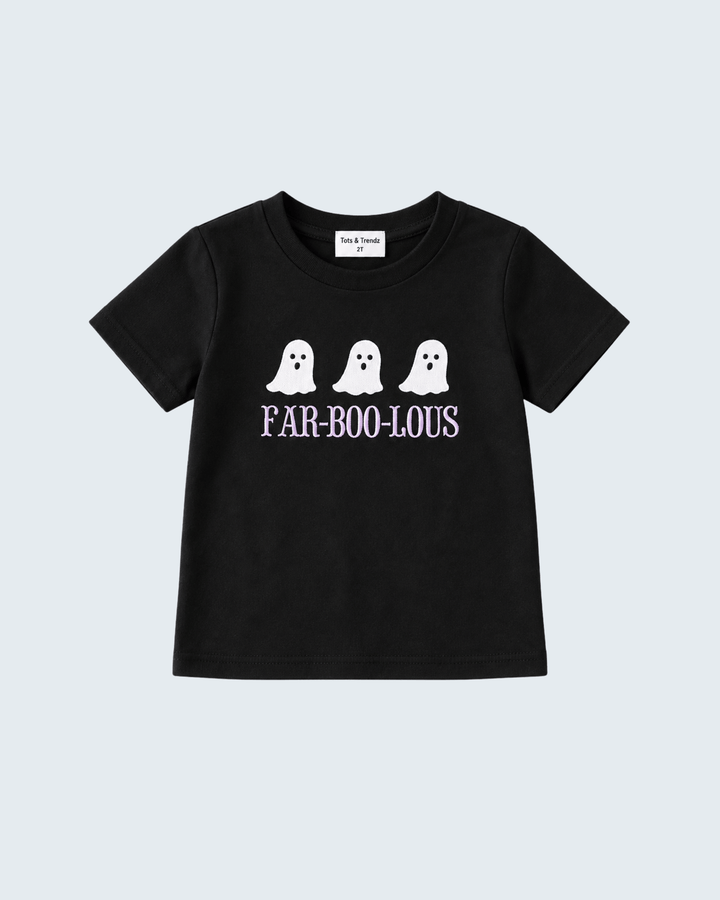Black Ghost Embroidered Top