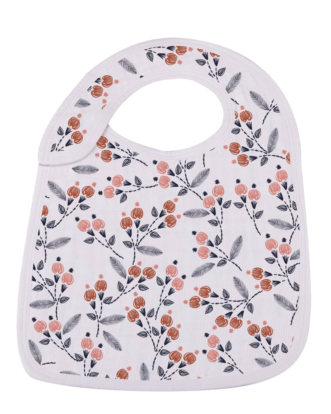 Blooms Floral Snap Bib 3 Pack