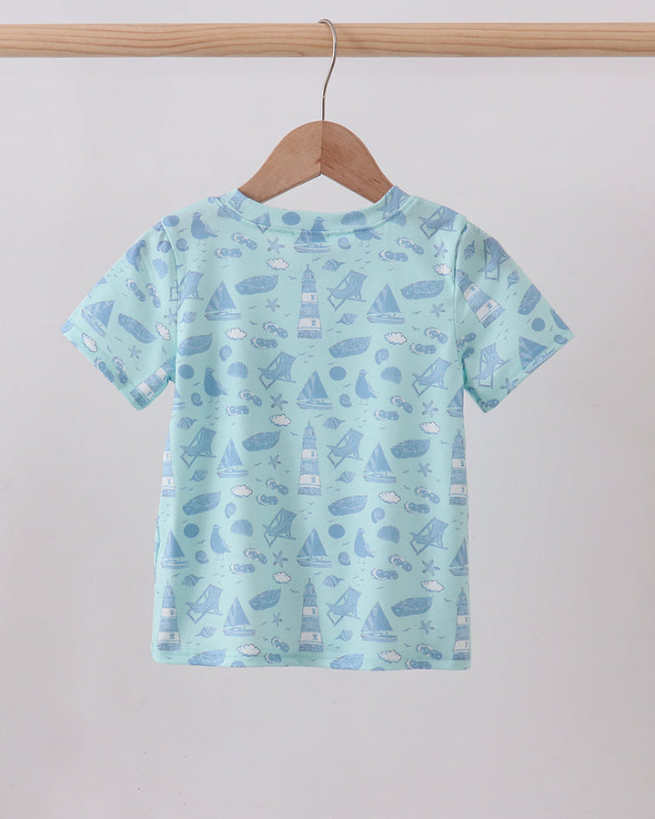 Boys t-shirt with beach print