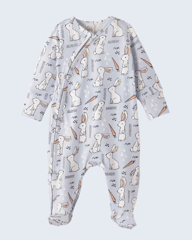 Cottontail Crew Soft Bamboo Zipper Romper
