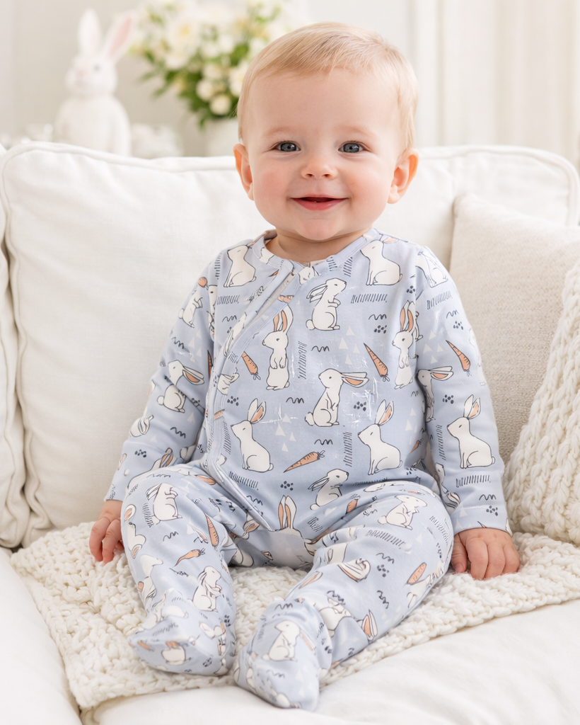 Cottontail Crew Soft Bamboo Zipper Romper