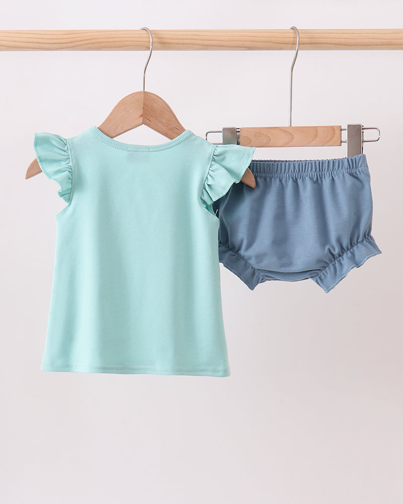 A two-piece toddler girl&