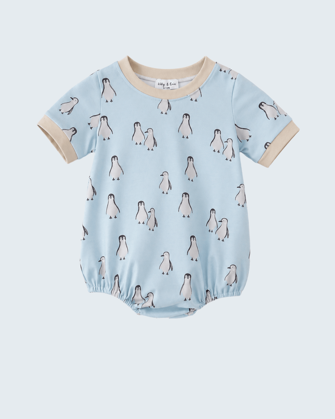 Blue Penguin Print Bubble