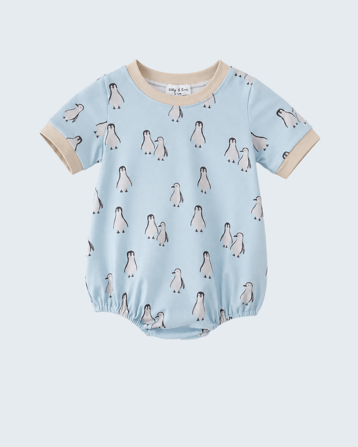 Blue Penguin Print Bubble
