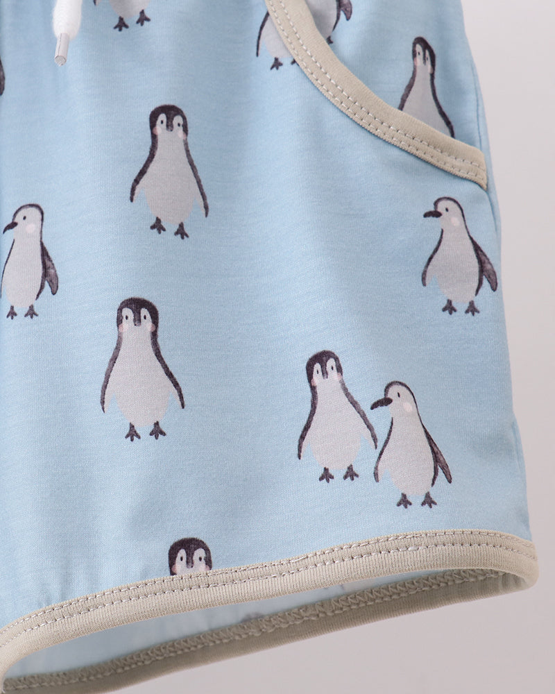 Fabric with penguins