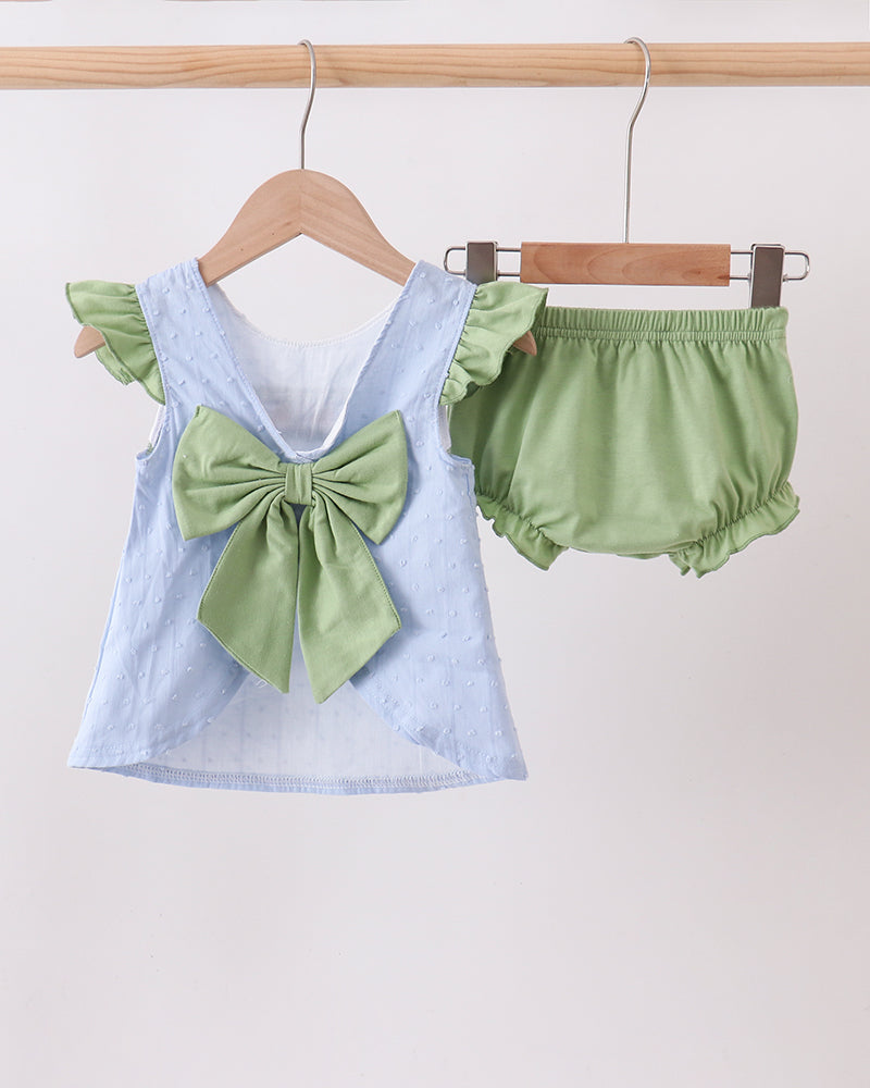 A two-piece baby girl&