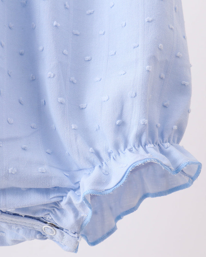 Blue Pumpkin Embroidered Jacquard Ruffle Bubble