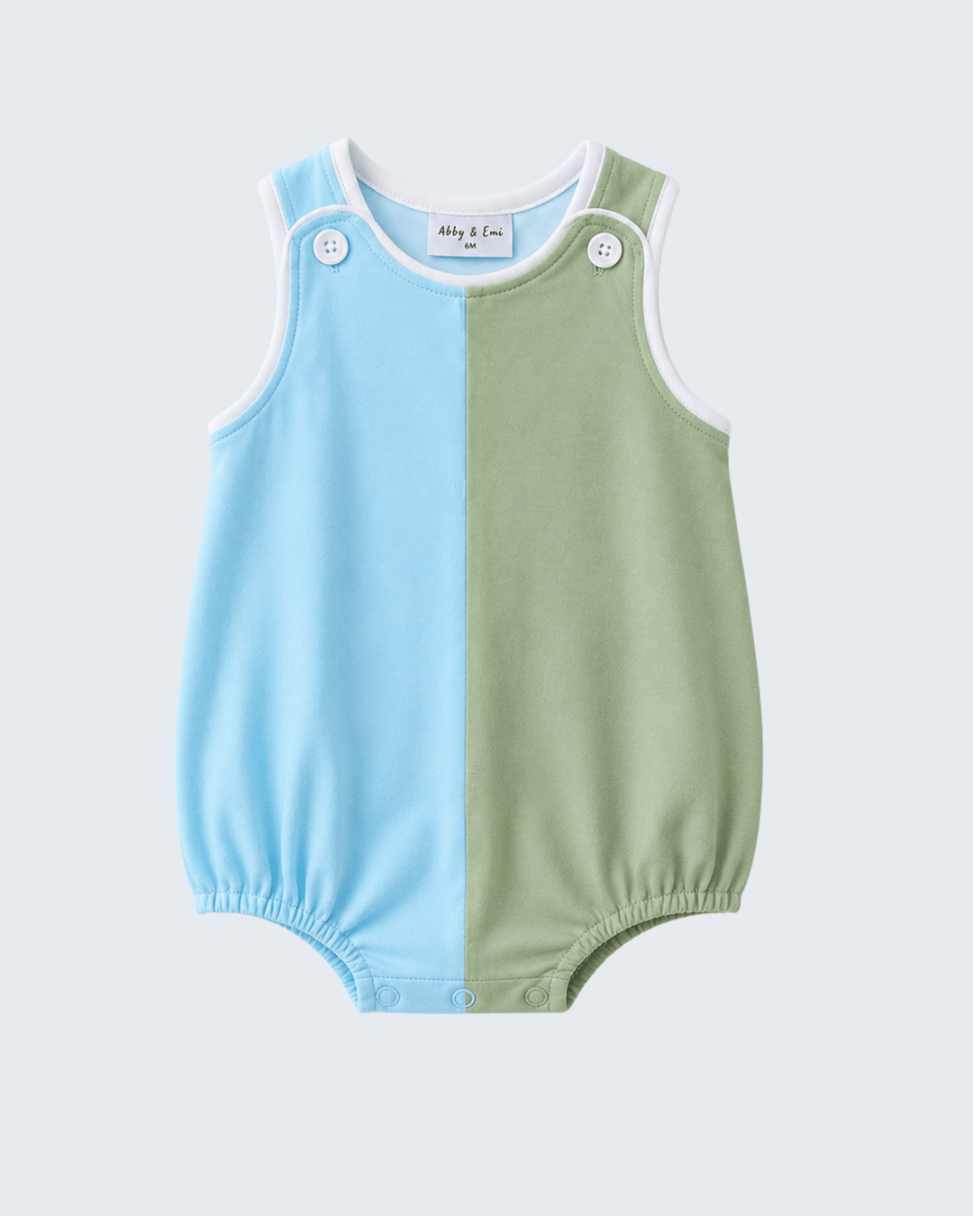 Baby boy Blue &amp; Sage Bubble