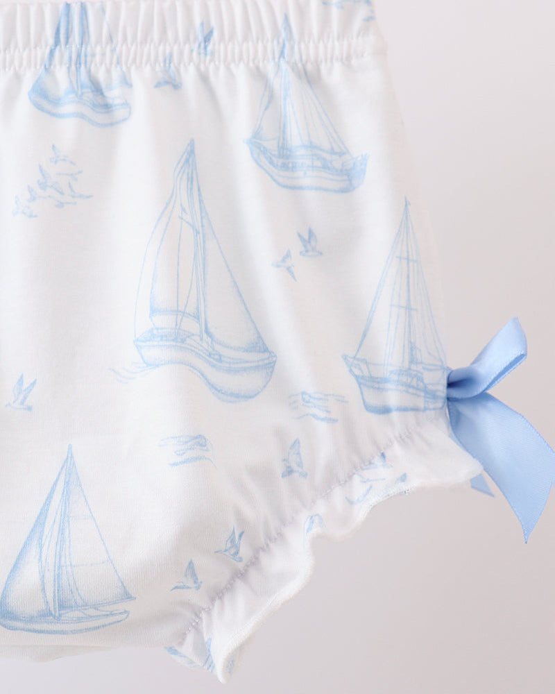 Sailboat print bloomers