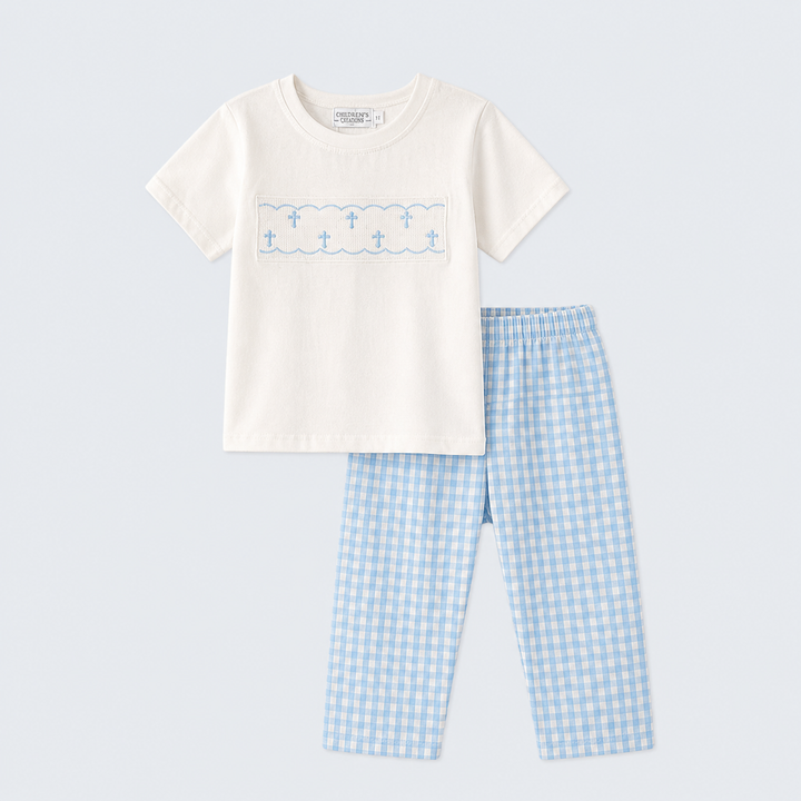 Christening set for boys