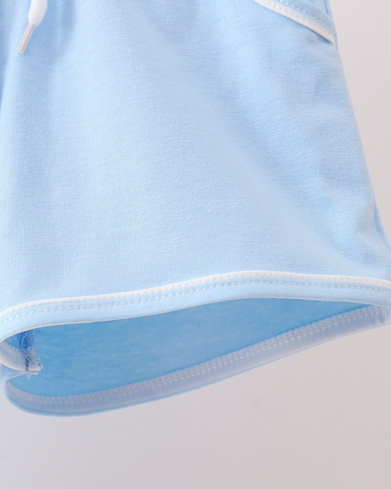 Blue shorts