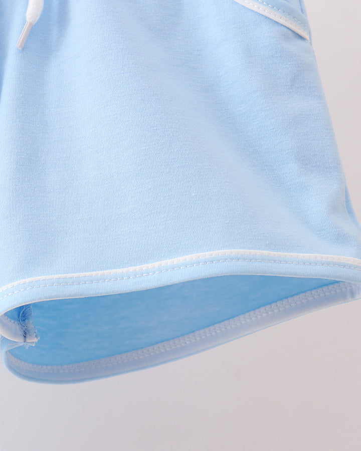 Blue shorts