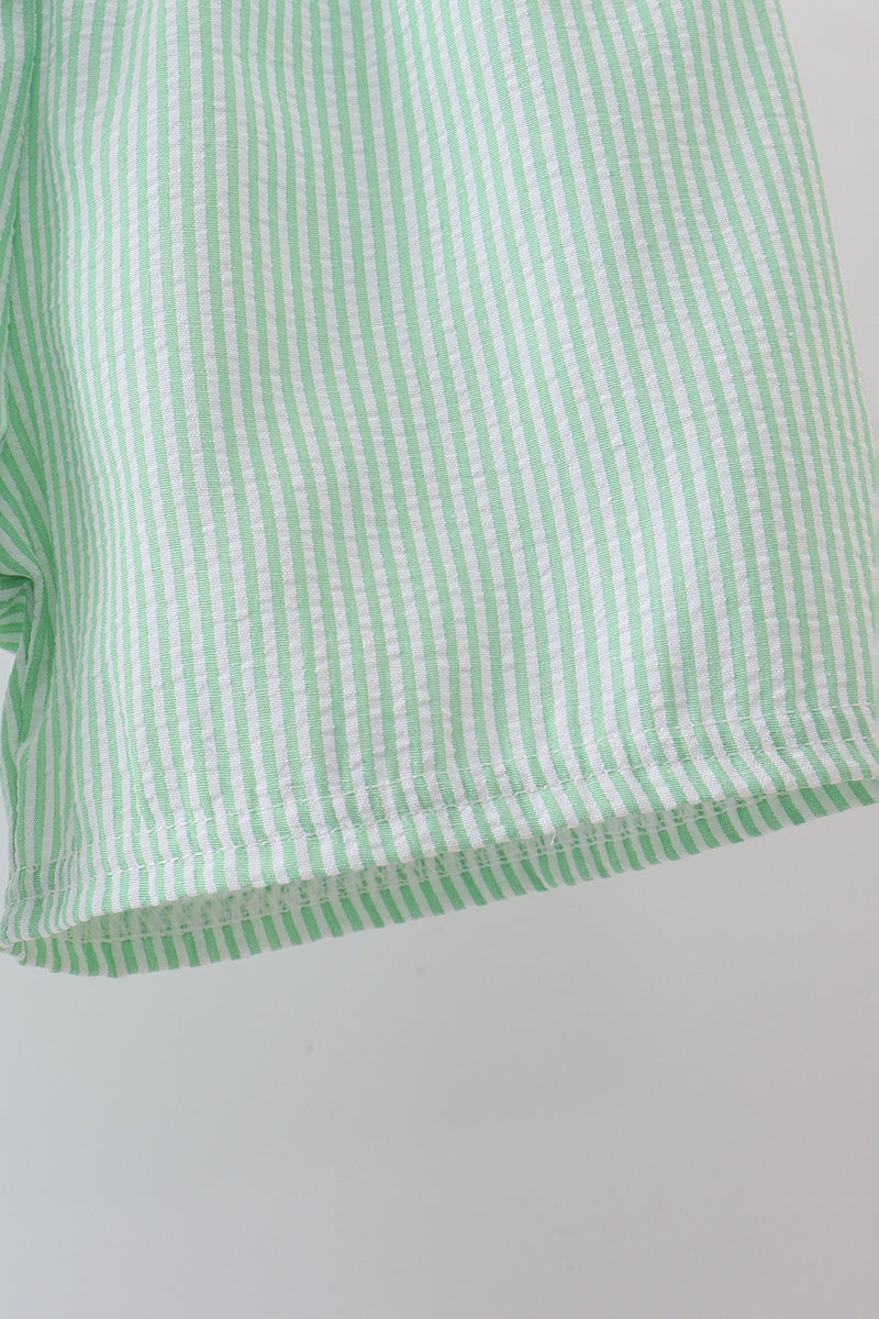 Watermelon Truck Seersucker Shorts Set