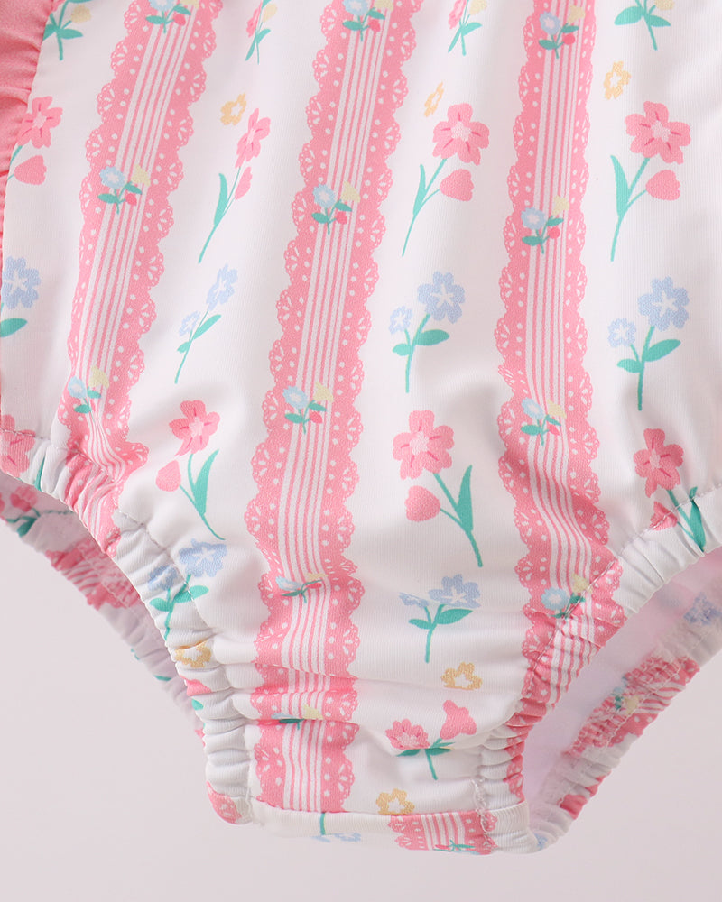 Floral swimsuit bottom