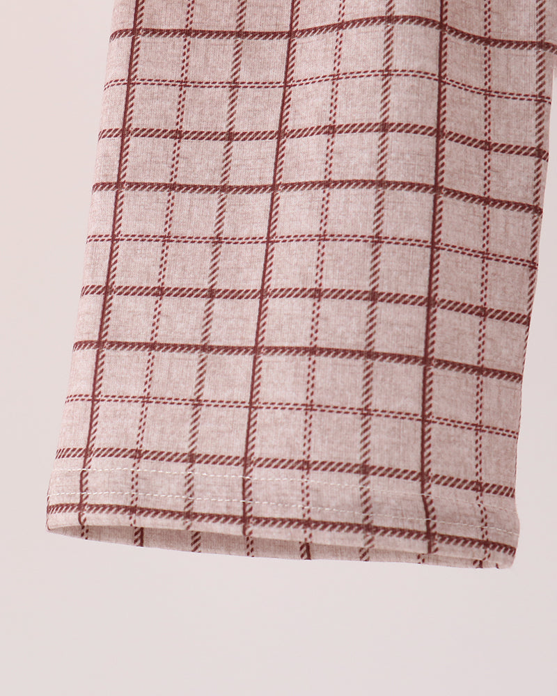 Plaid fabric for children&