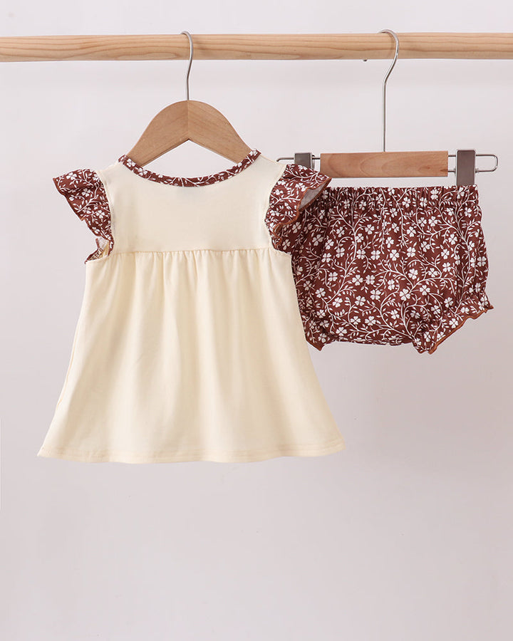 A two-piece baby girl&
