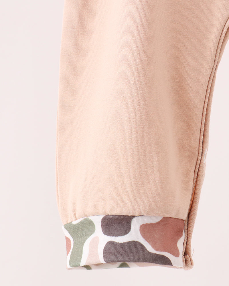 Camo Deer Appliqué Baby Boy Romper