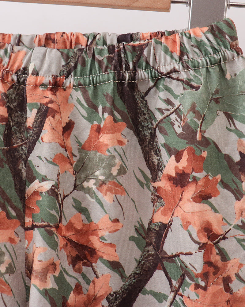 Camo shorts on hanger