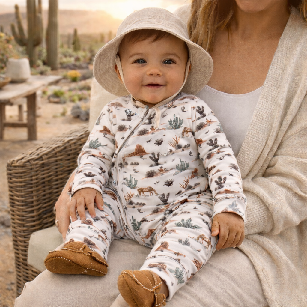 Soft Bamboo Cactus Trails Pajamas