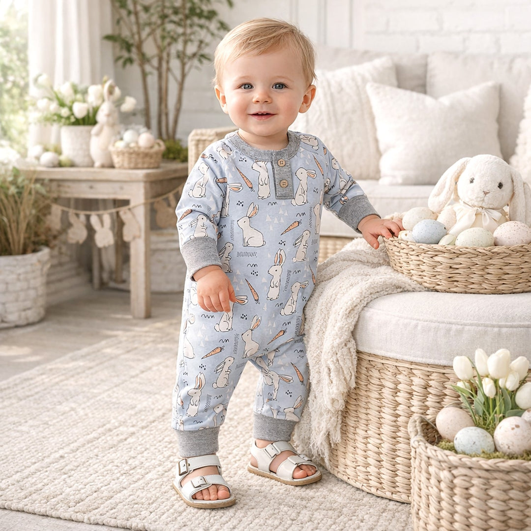 Cottontail Crew Bamboo Henley Romper