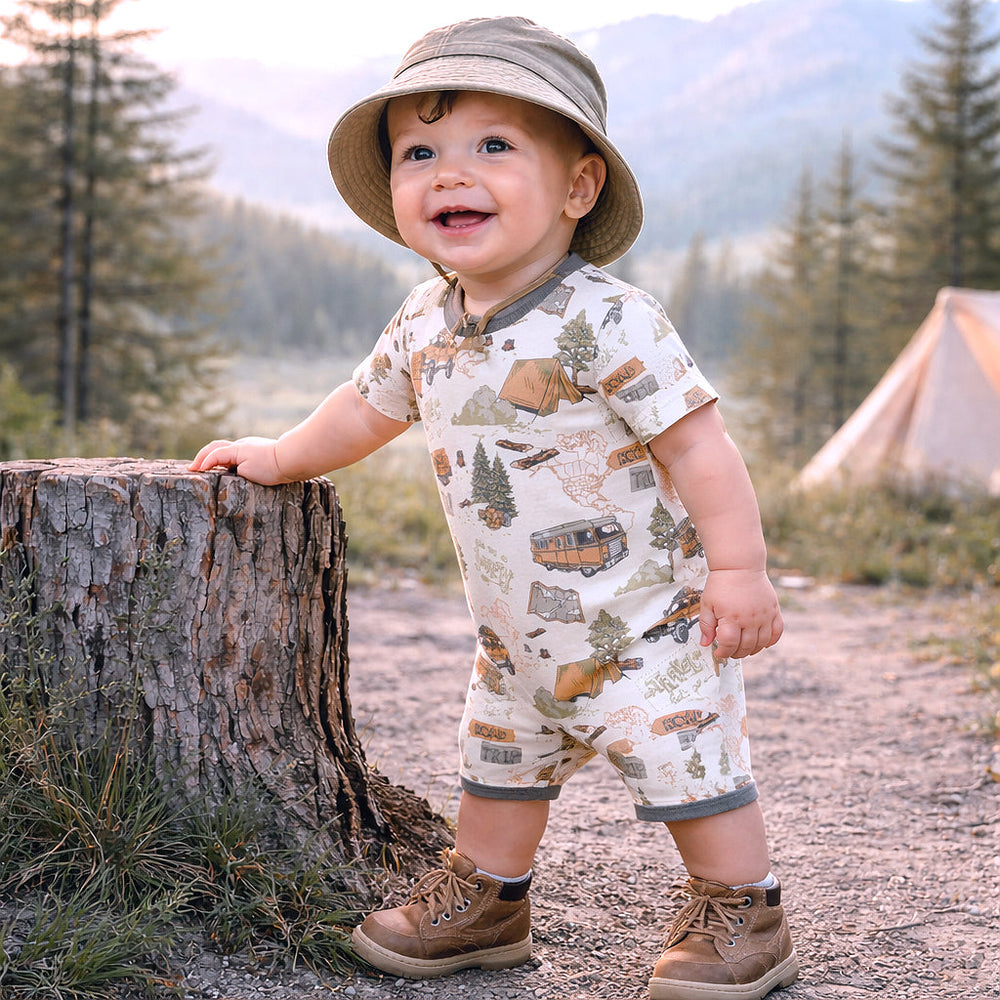Trailblazer Soft Bamboo Shortall Romper