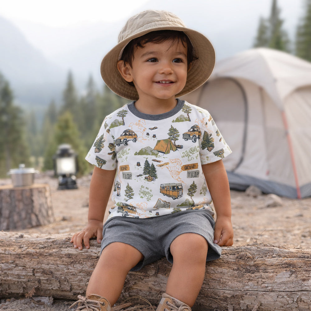 Trailblazer Bamboo T-Shirt & Cotton Shorts Set
