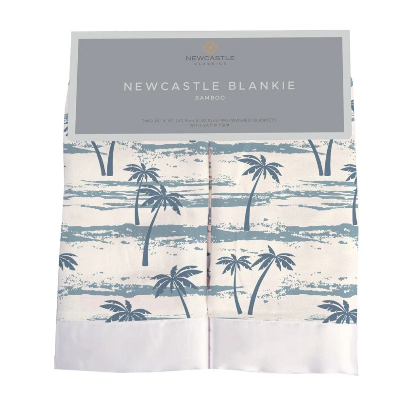 Ocean Palm Trees Bamboo Newcastle Blankie