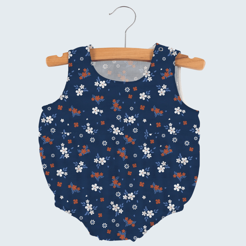 Serenity Floral Bamboo Mini Bubble