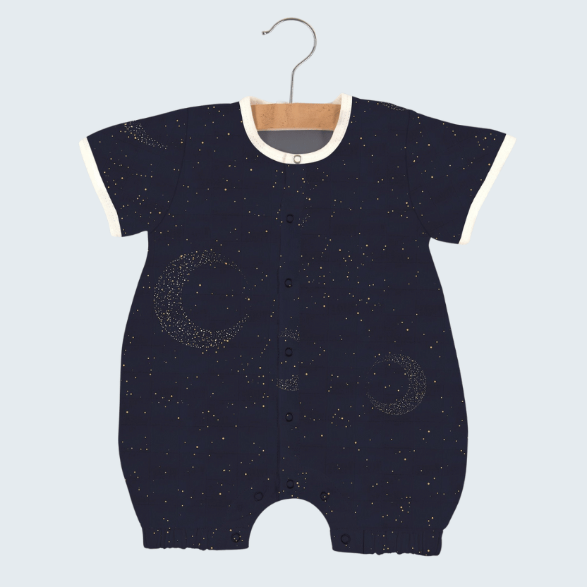 Midnight Moon Bamboo Mini Romper