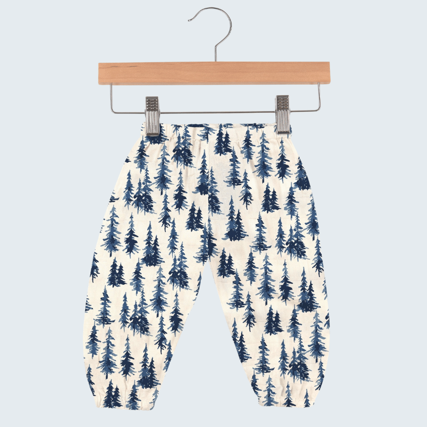 Indigo Forest Bamboo Mini Pants