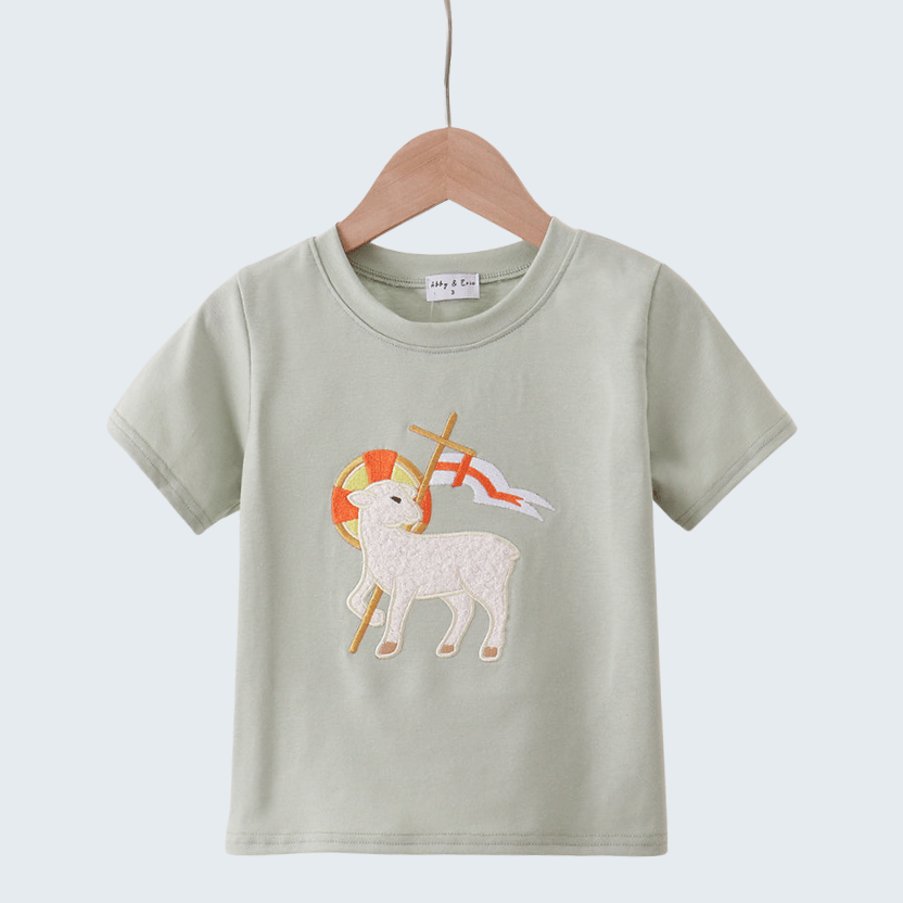 Lamb Of God Applique Top