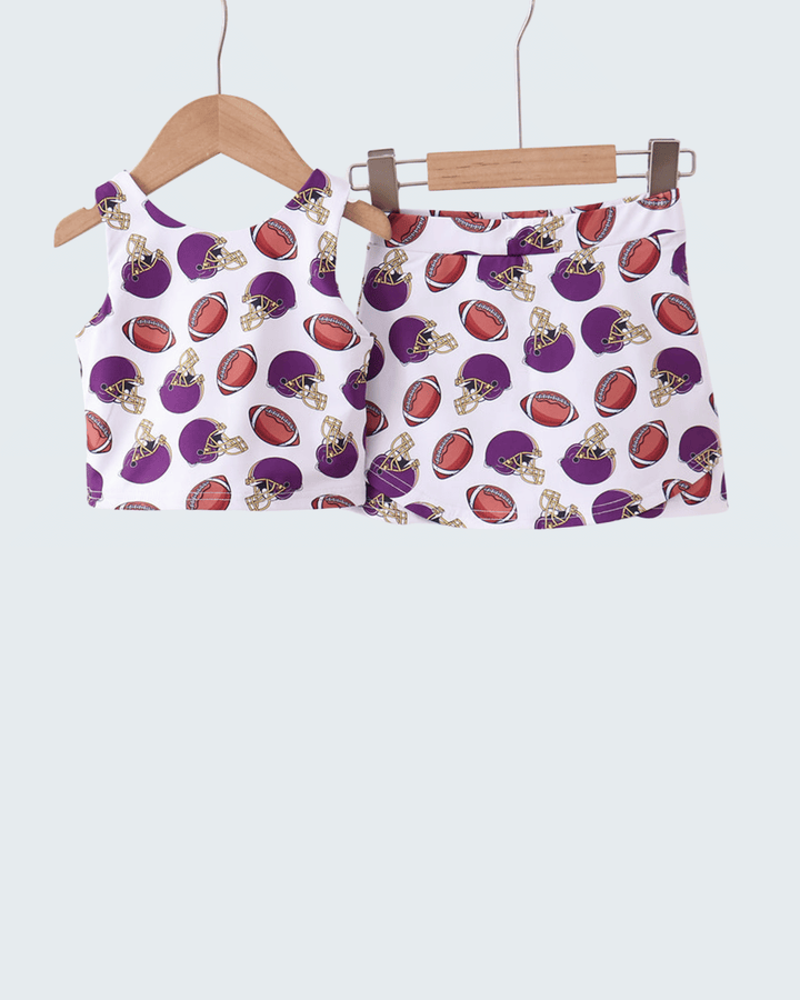 Active Football Print Skort Set