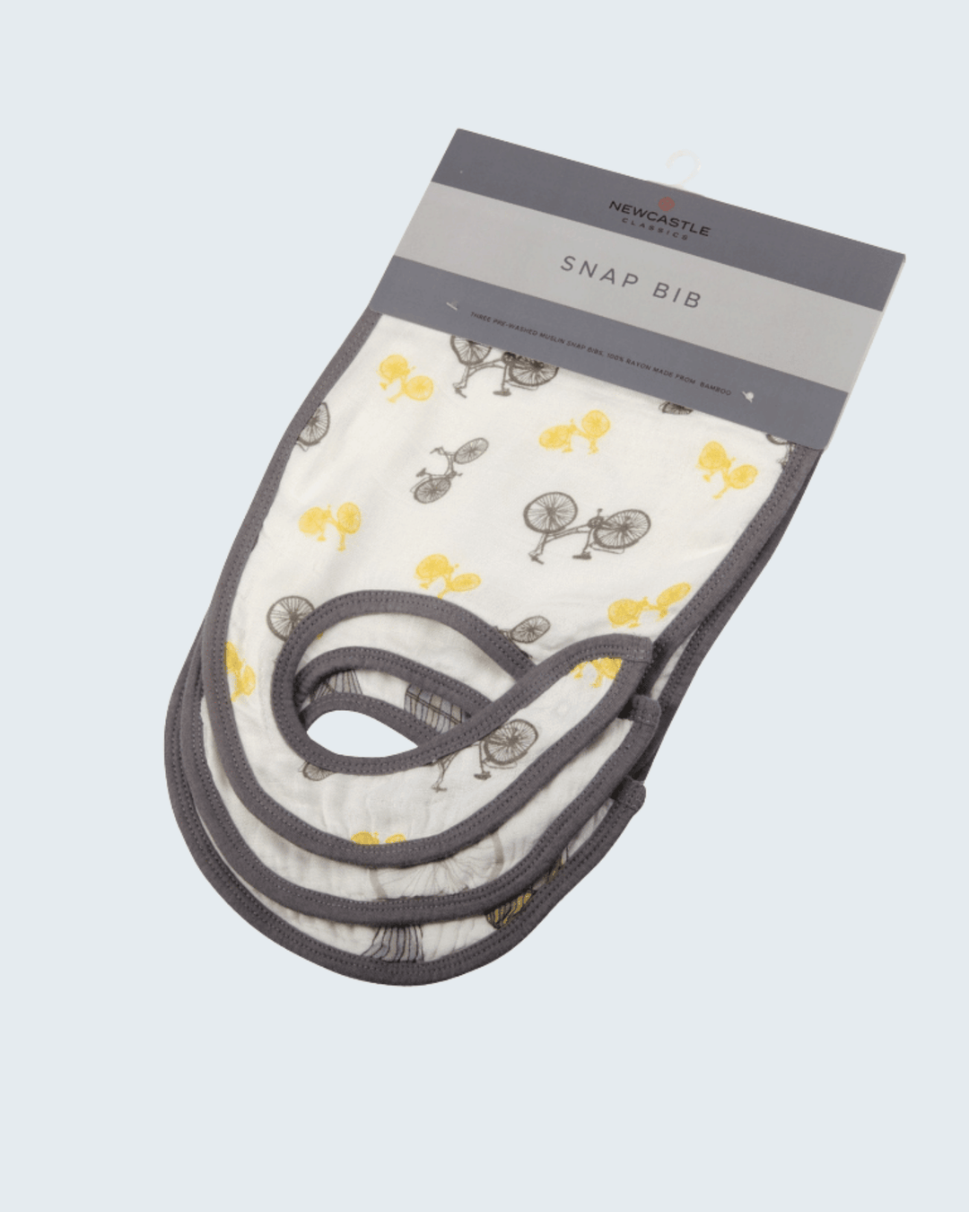 Traveler Bamboo Muslin Snap Bibs 3 Pack