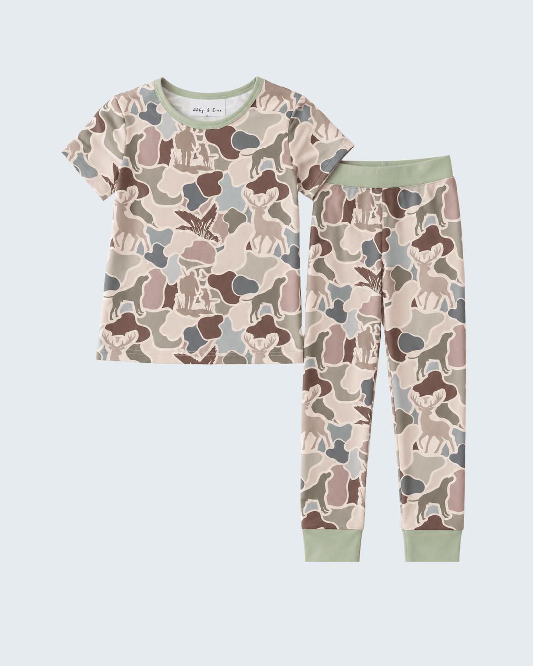 Camouflage Hunting Bamboo Pajama Set