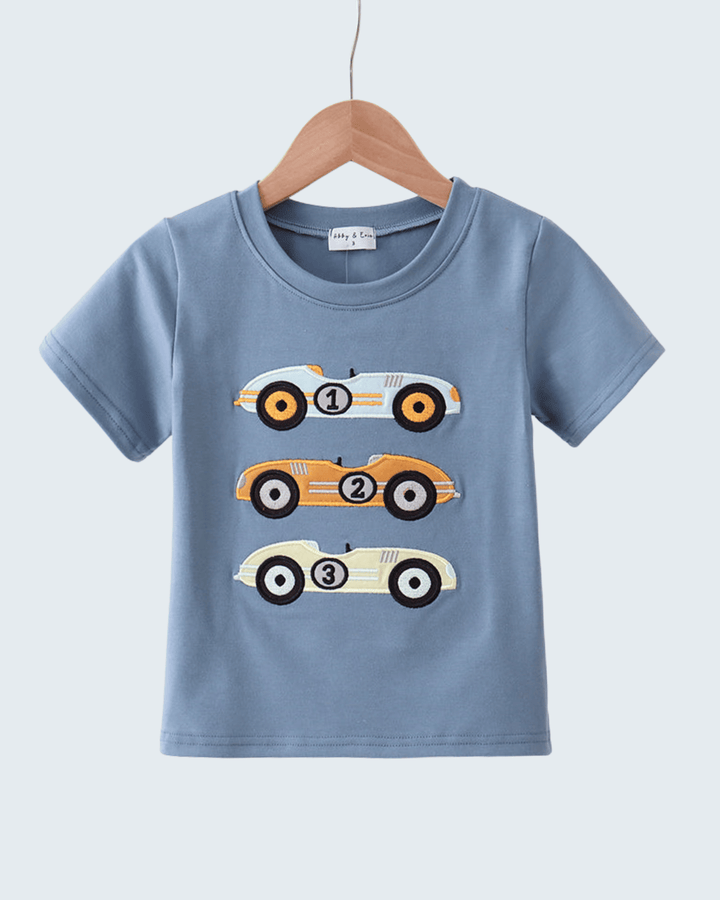 Racing Car Applique Top