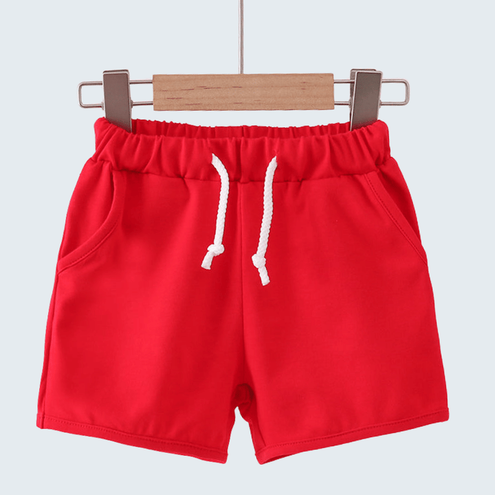 Premium Red Drawstring Shorts