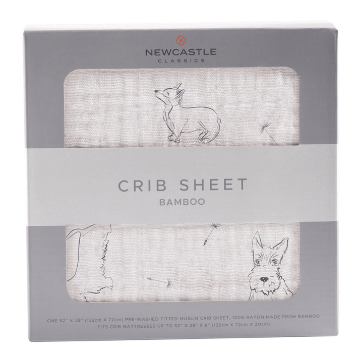 Corgi Muslin Crib Sheet