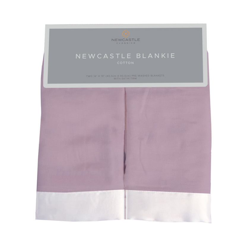 Orchid Lavender Cotton Muslin Security Baby Blankie
