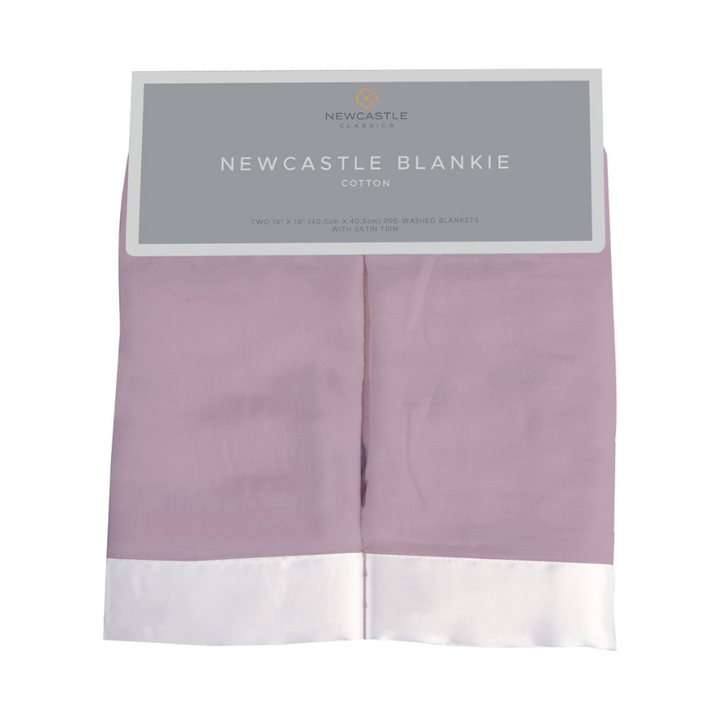 Orchid Lavender Cotton Muslin Security Baby Blankie