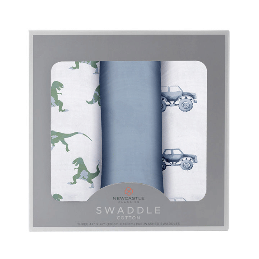 Rough Terrain Cotton Swaddle 3 Pack