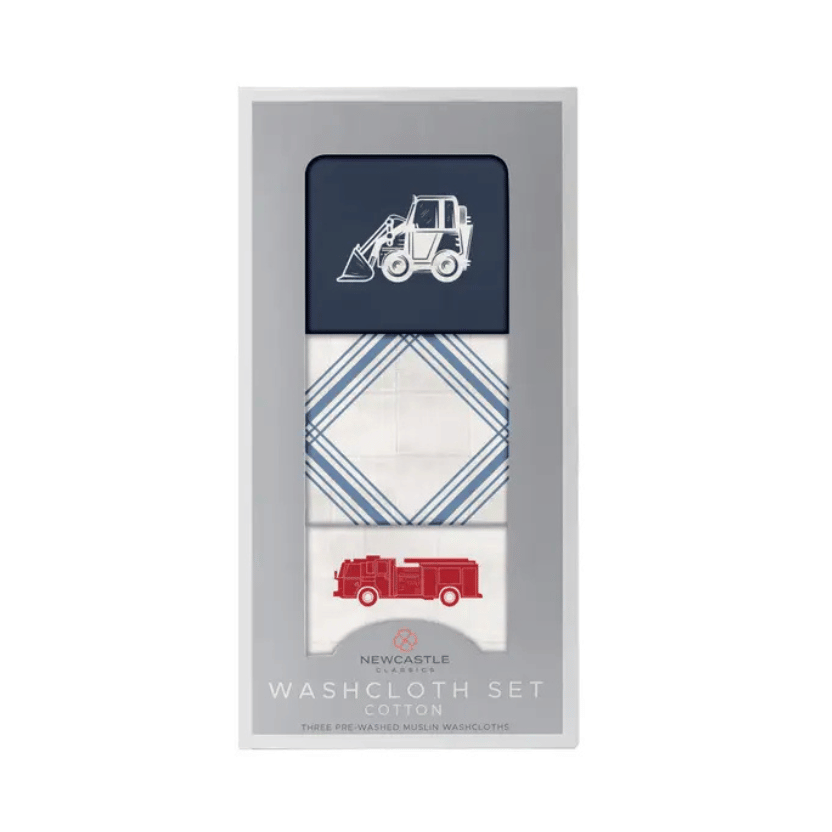 Things That Go Washcloth Set 3 Pack