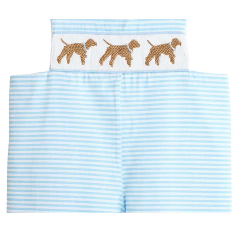 Puppy Hand Smocked Stripe Jonjon