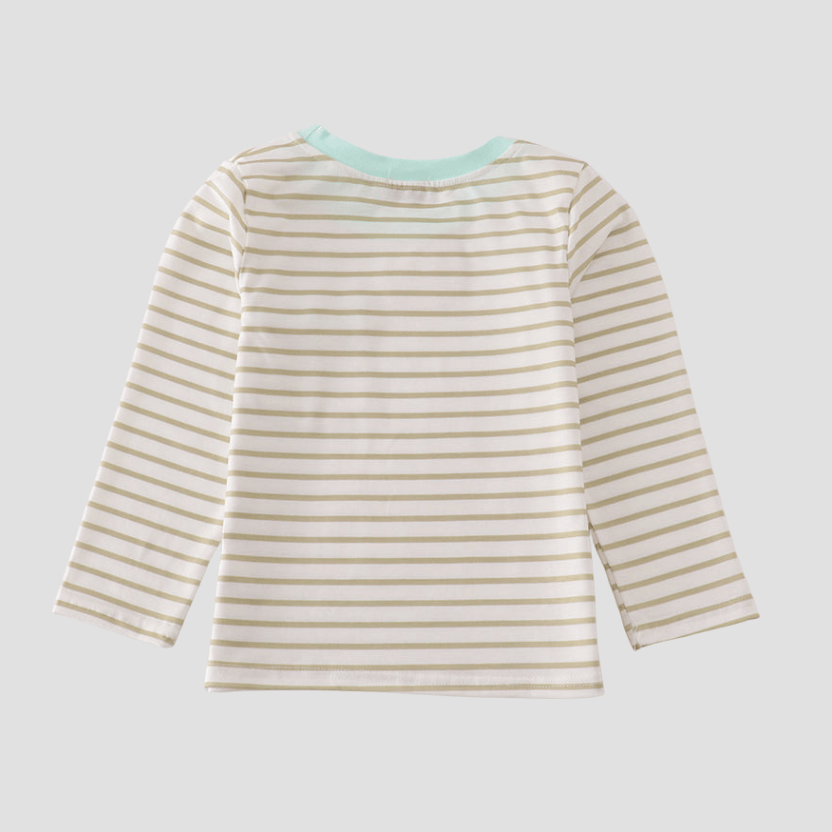 Khaki Stripe Top