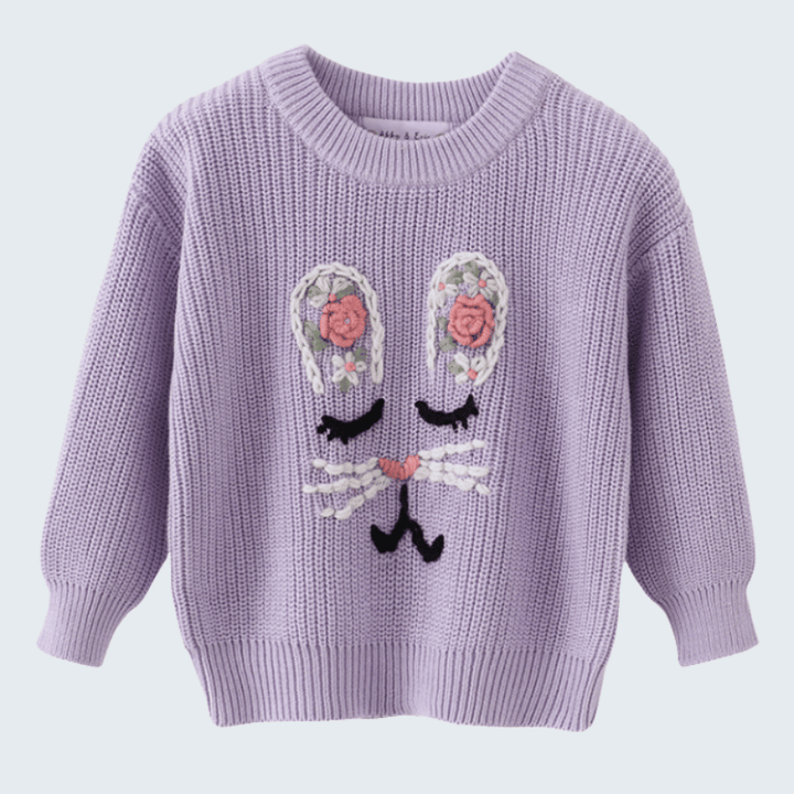 Handmade Woven Bunny Sweater