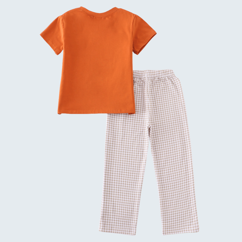 Premium Carmel Football Embroidered Set