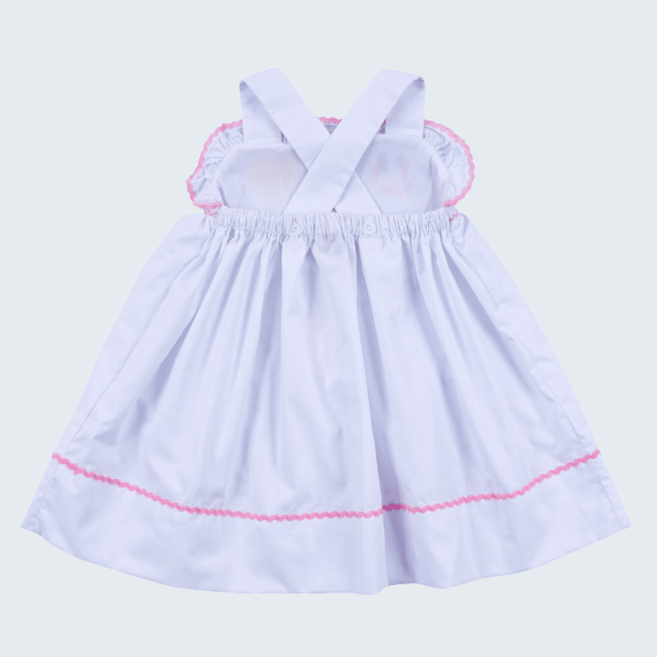 White Character Ruffle Dress