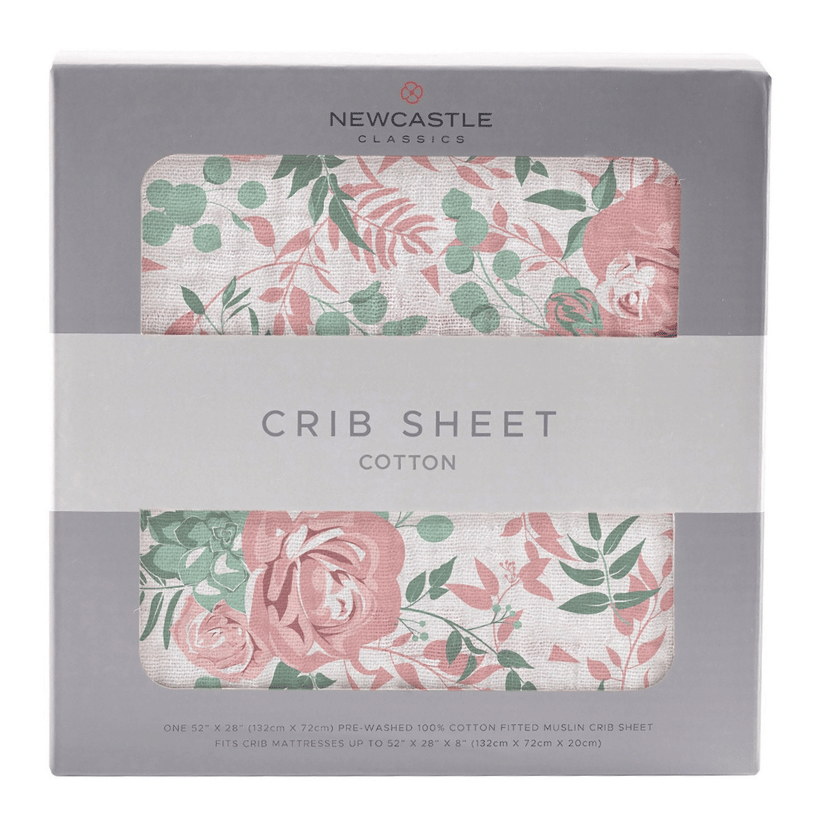 Desert Rose Cotton Muslin Crib Sheet